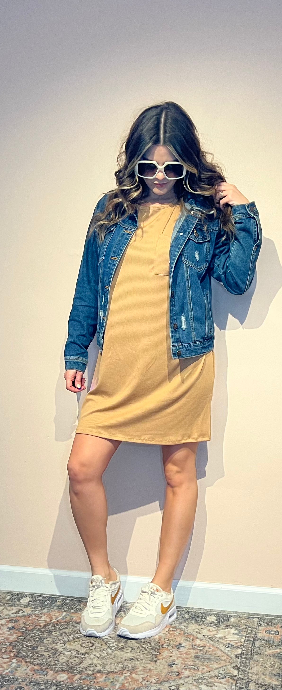 Cozy AF T-shirt dress