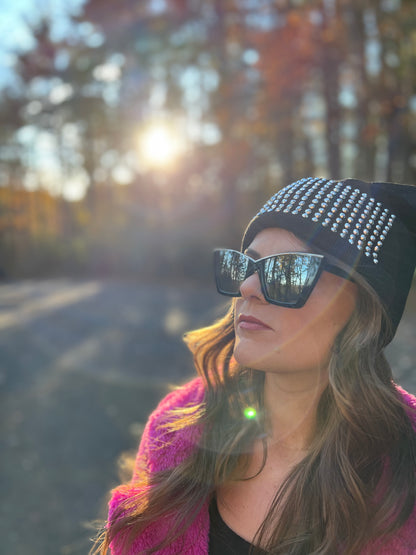 Bejeweled beanie