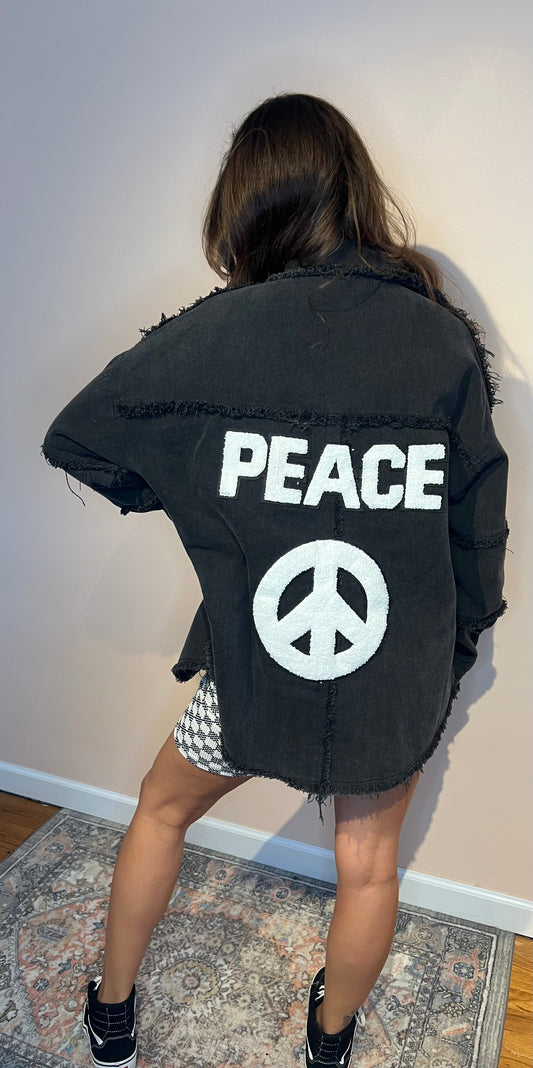 Peace out jacket