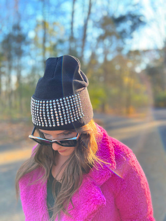 Bejeweled beanie