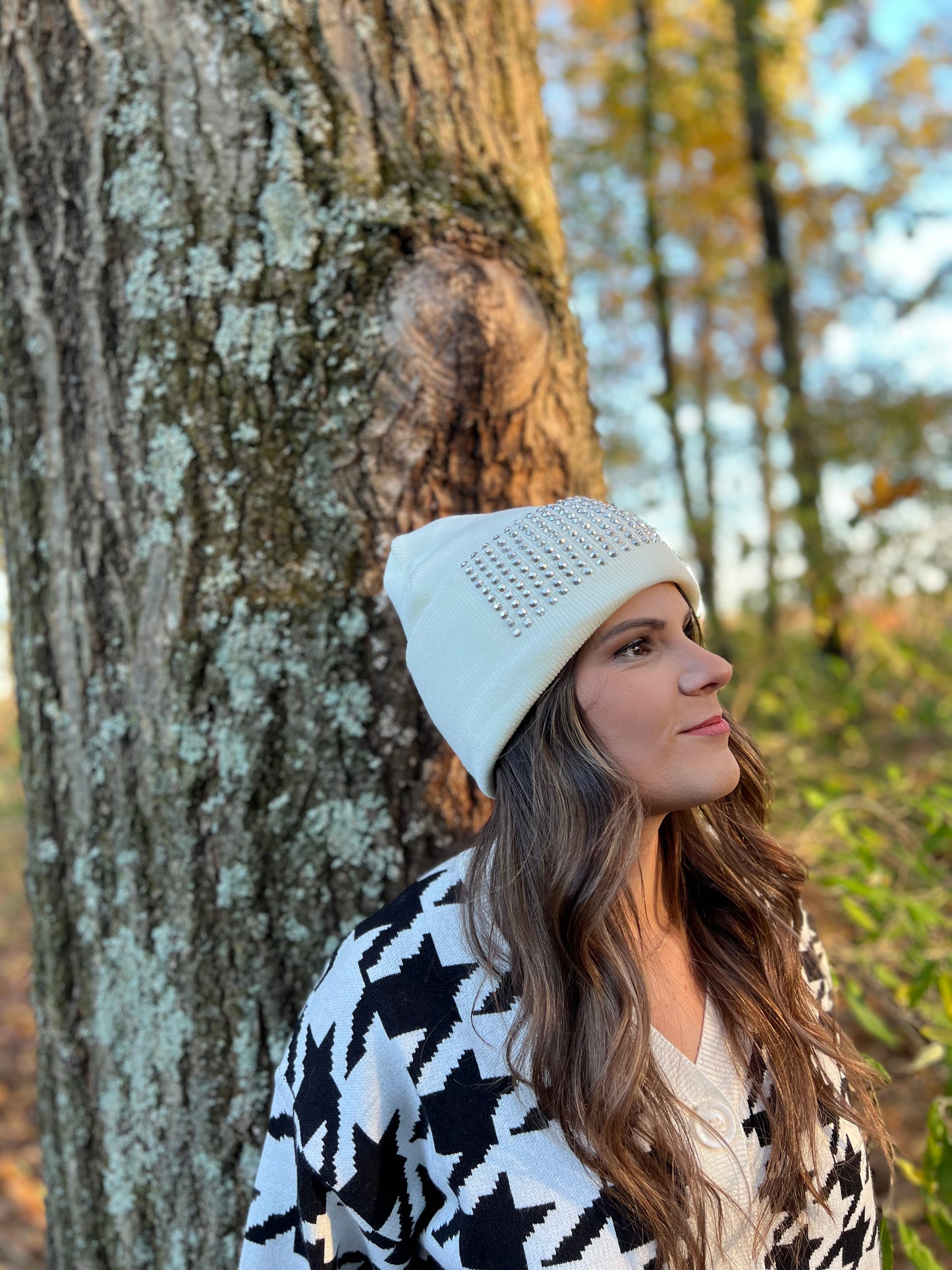 Bejeweled beanie