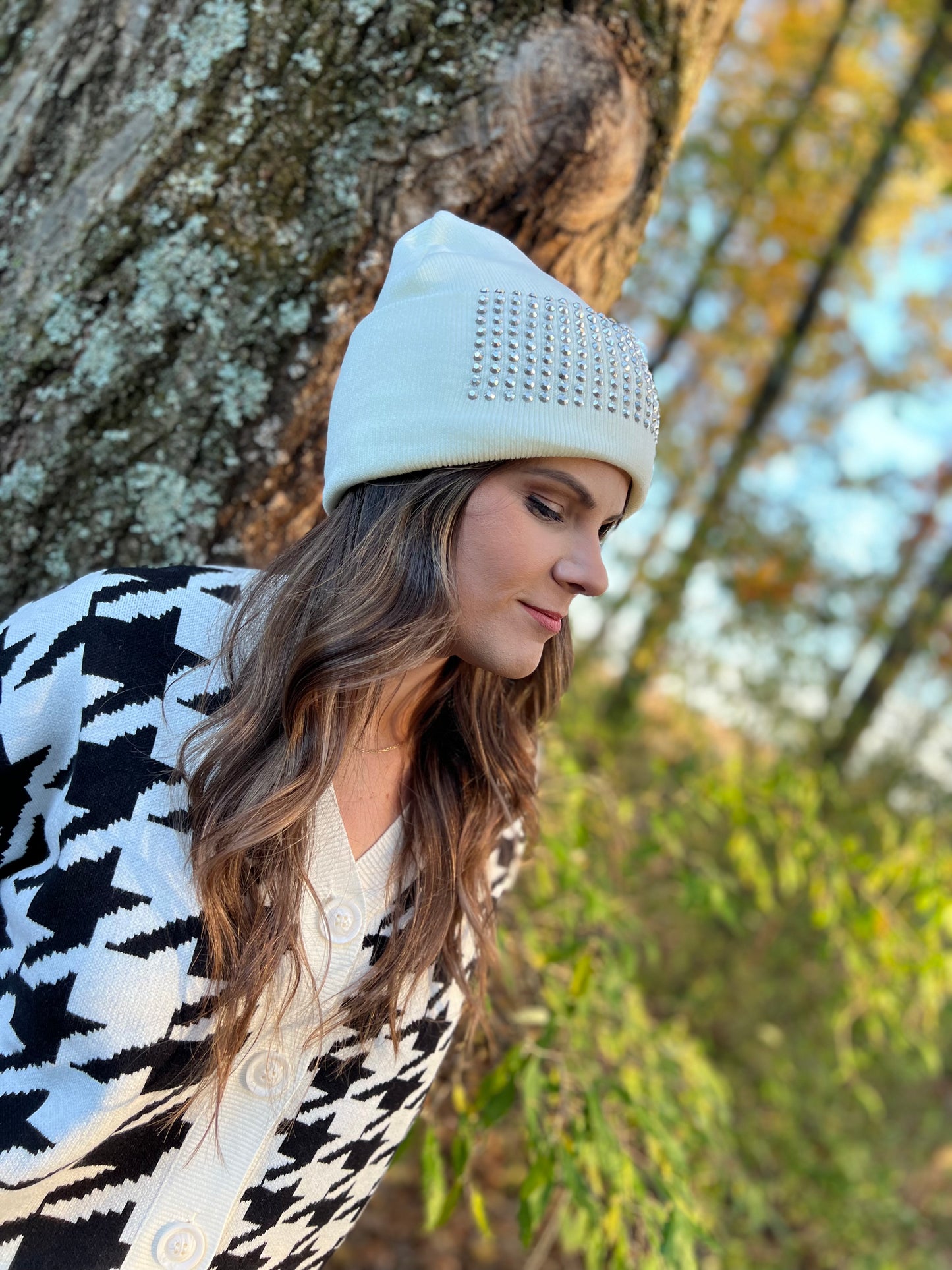 Bejeweled beanie