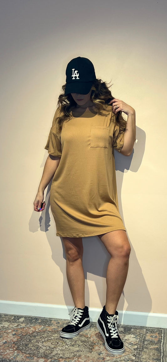 Cozy AF T-shirt dress