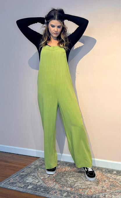 Key lime jumpsuit